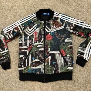 Adidas Xilofloresta Jacket Superstar Farm Tropical Jungle Sz Small NWOT